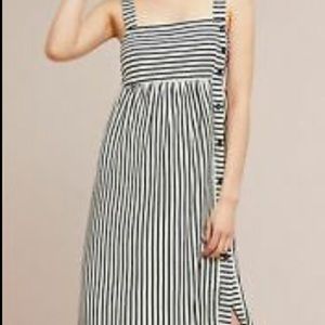 Anthropologie Maeve NWT Stripe Ankle Length Dress